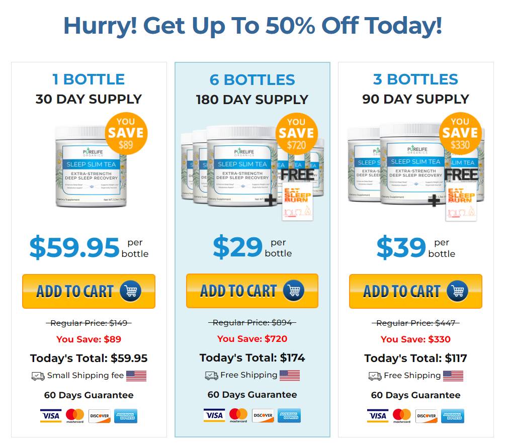 Sleep Slim Tea claim your discounts and free bonus